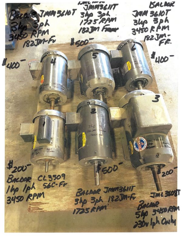 Motors for sale